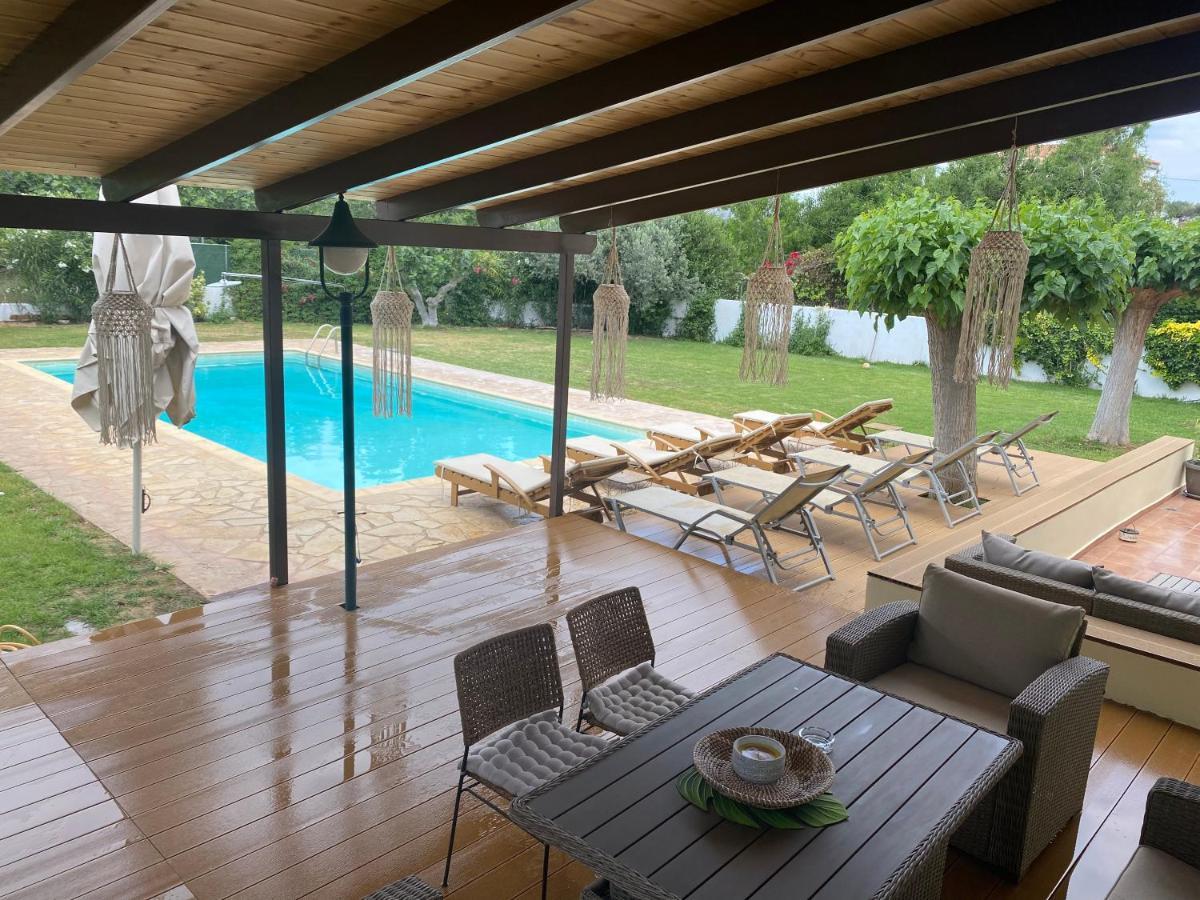 Relaxing Villa With Swimming Pool And Garden Agios Georgios  Exteriör bild