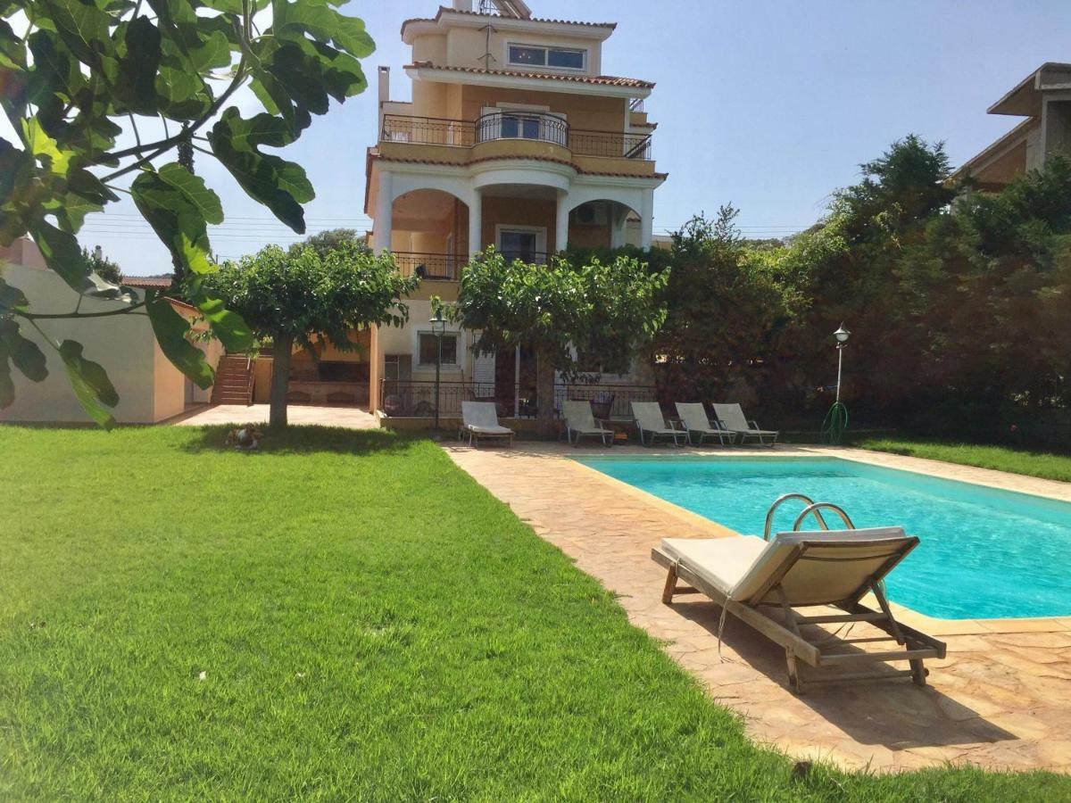 Relaxing Villa With Swimming Pool And Garden Agios Georgios  Exteriör bild
